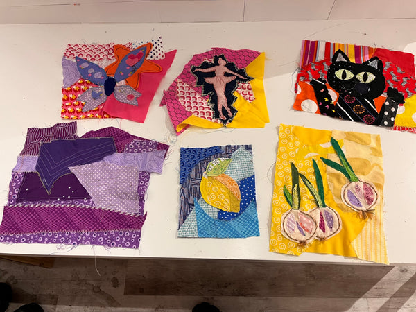 Brookline Third Thursdays Mini Workshop : FREE Fabric Collage