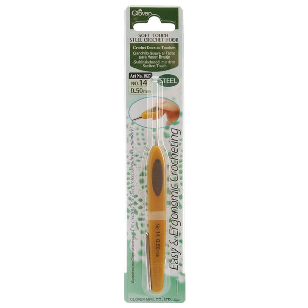 Clover Soft Touch Steel Crochet Hook