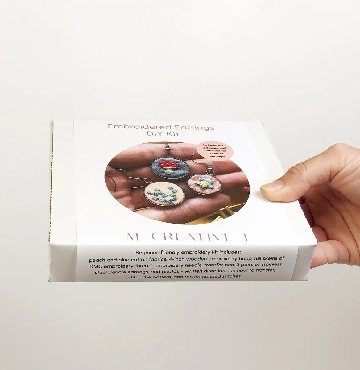Embroidered Earrings Kit – Hipstitch