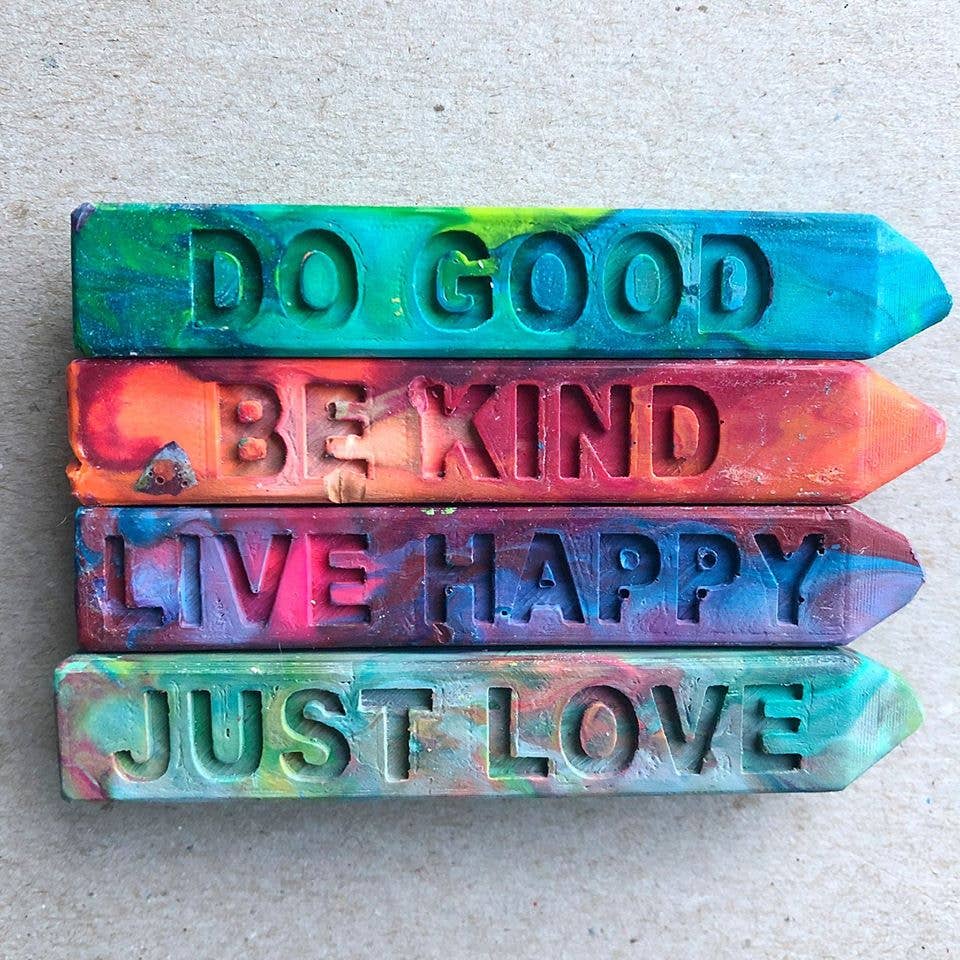 Kindness Collection Original Rainbow Crayons Mini Stix 4 pk – Hipstitch