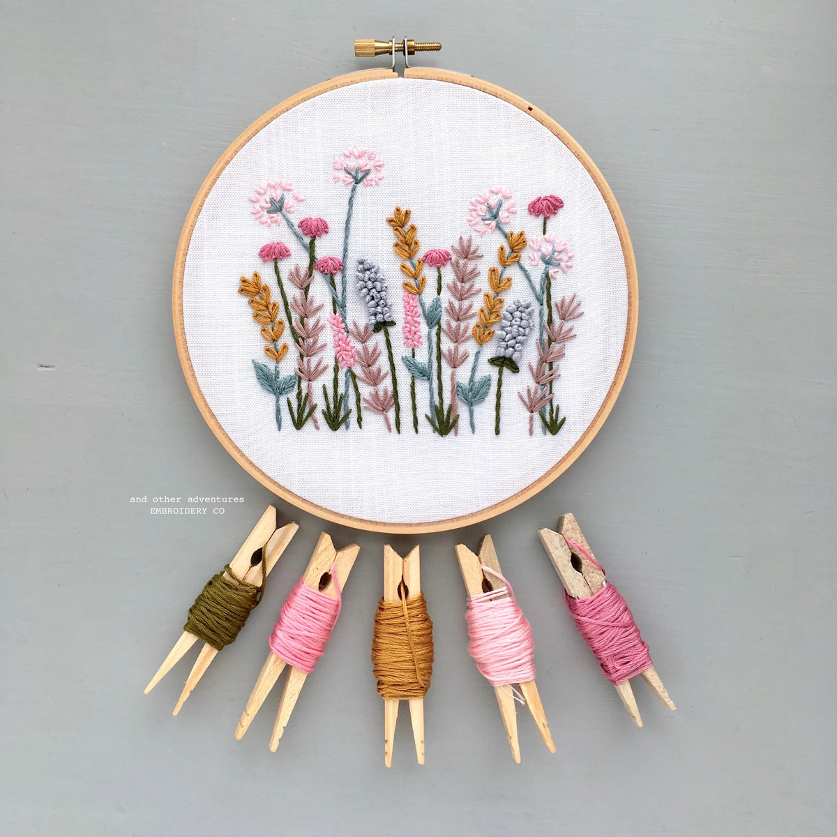 Wildflower embroidery outlet