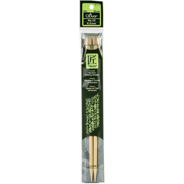 Clover Takumi Bamboo Single Point Knitting Needles