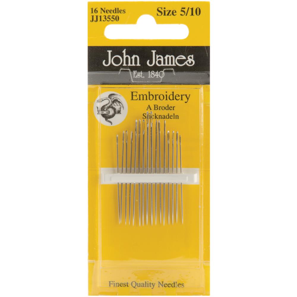 John James Hand Embroidery Needles Assorted 12/Pkg – Hipstitch