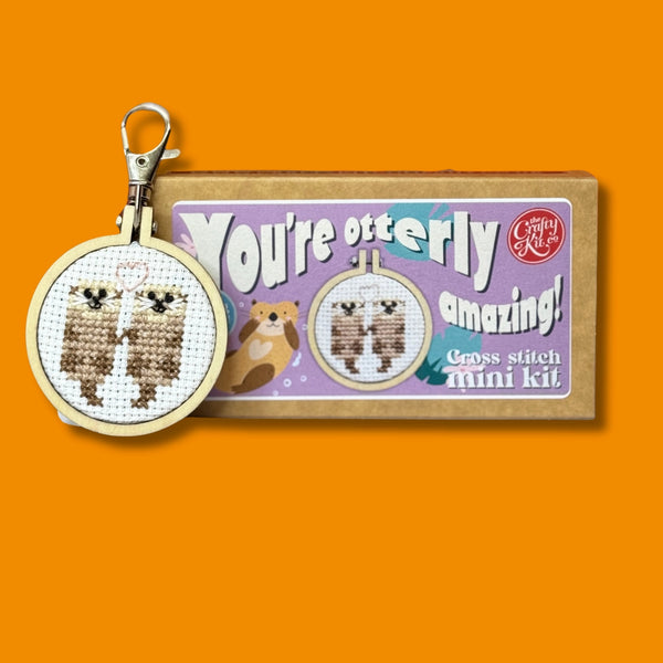 Mini Matchbox Cross Stitch Kit from Crafty Kit Company