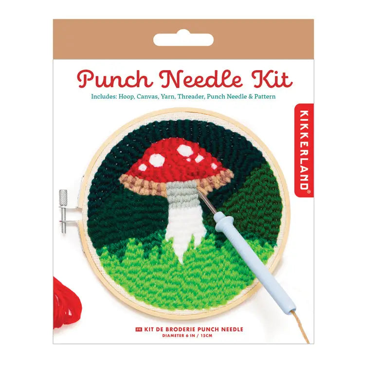 Mushroom Punch Needle Kit