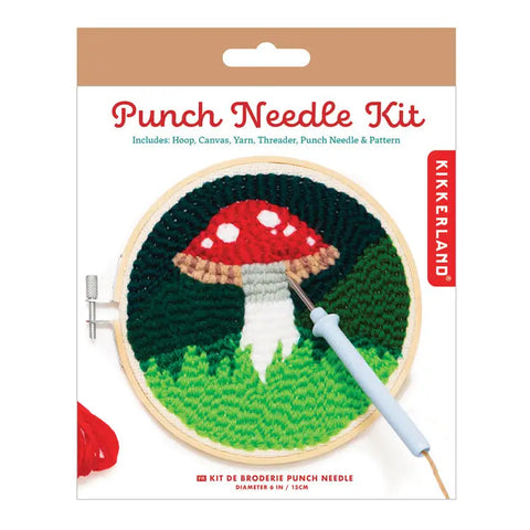 Mushroom Punch Needle Kit