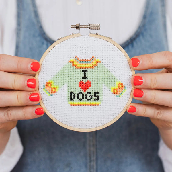 Cotton Clara Dog Lover Cross Stitch Kit