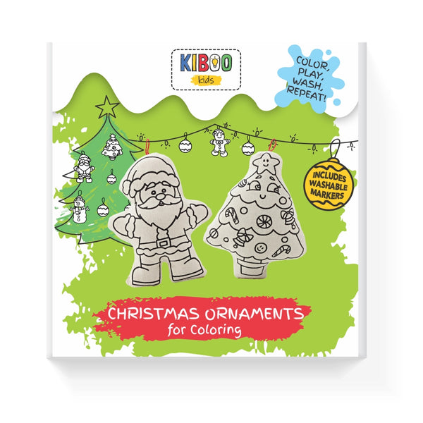 Kiboo Kids - Christmas Ornaments for Coloring