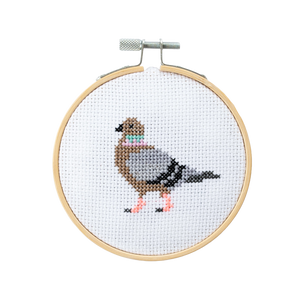 Cotton Clara Pigeon Cross Stitch