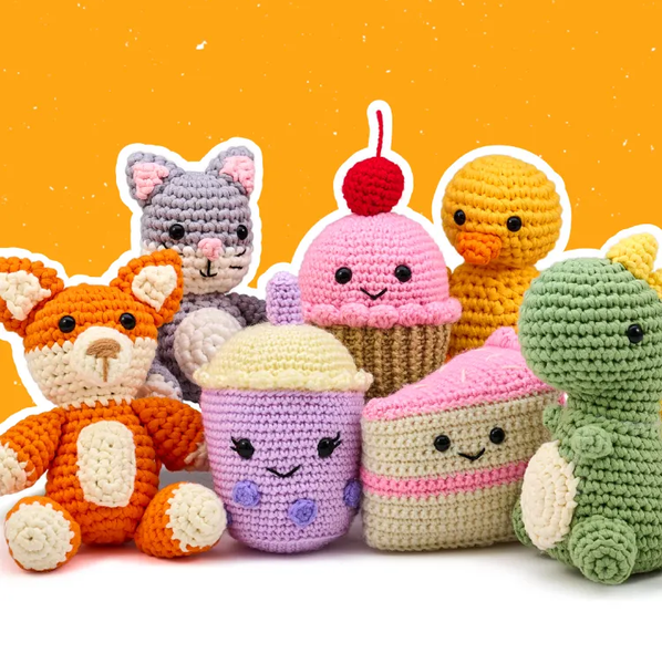 Bucilla Acrylic Yarn Amigurumi Crochet Kit