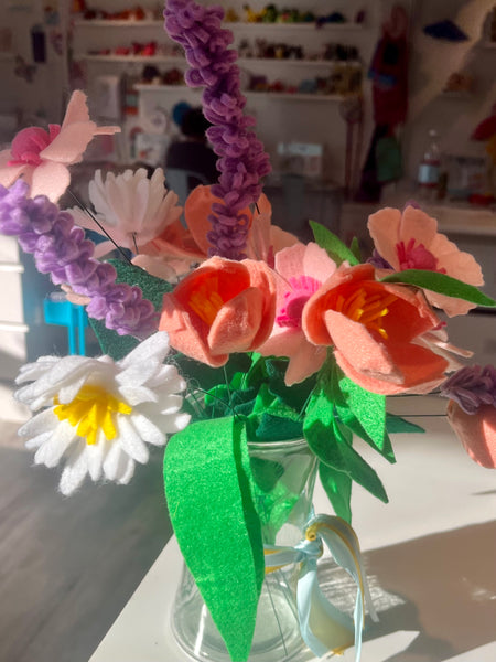 Felt Flower Bouquet Workshop