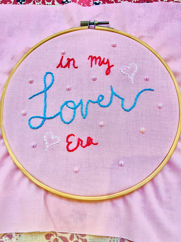 Taylor Swift Embroidery Workshop - BROOKLINE