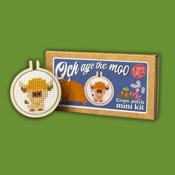 Mini Matchbox Cross Stitch Kit from Crafty Kit Company
