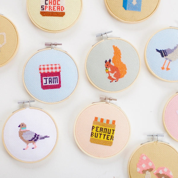 Cotton Clara Pigeon Cross Stitch