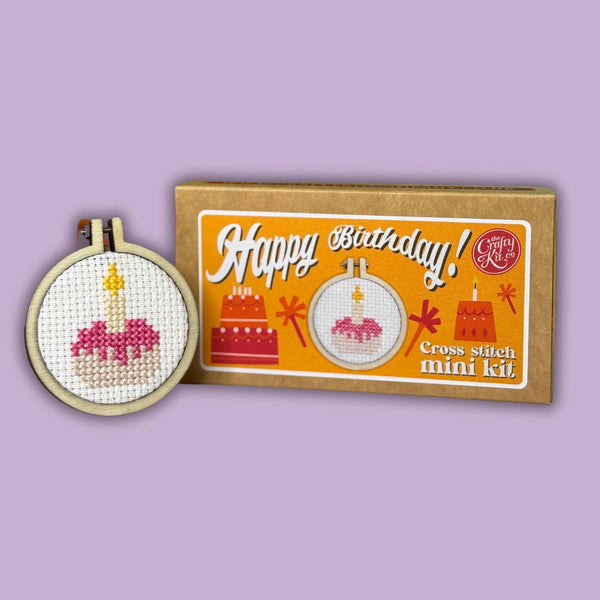 Mini Matchbox Cross Stitch Kit from Crafty Kit Company