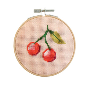Cotton Clara Cherry Cross Stitch
