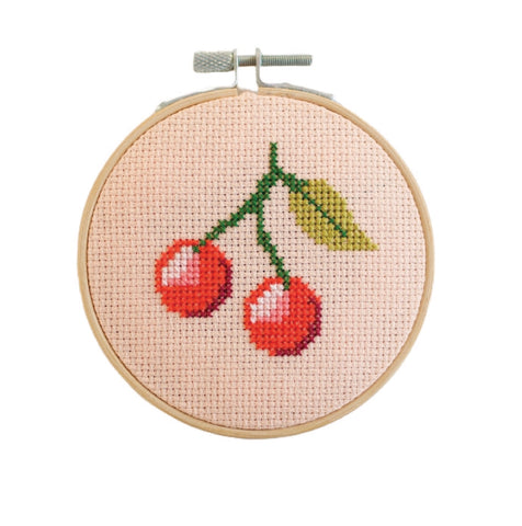 Cotton Clara Cherry Cross Stitch