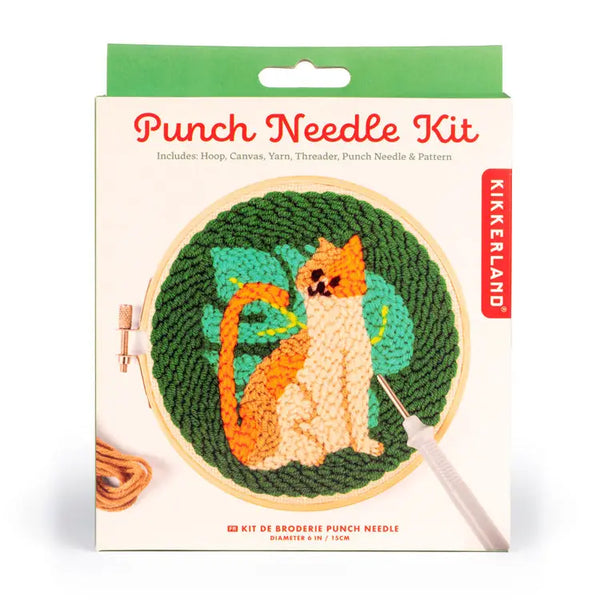 Cat Punch Needle Kit