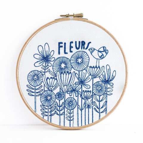 Budgiegoods Embroidery Kit - "Fleurs"