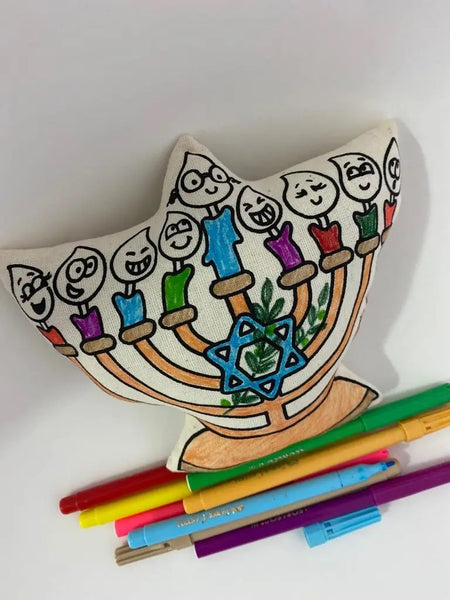 Kiboo Kids - Chanukah Menorah for Coloring