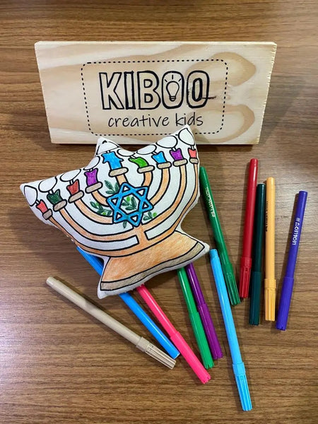 Kiboo Kids - Chanukah Menorah for Coloring