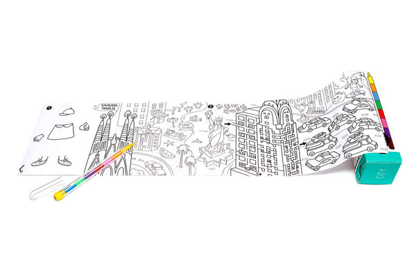 City Pocket Coloring Game