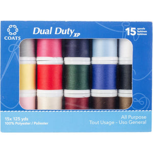 Coats Dual Duty XP General Purpose Thread Box 15/Pkg – Hipstitch