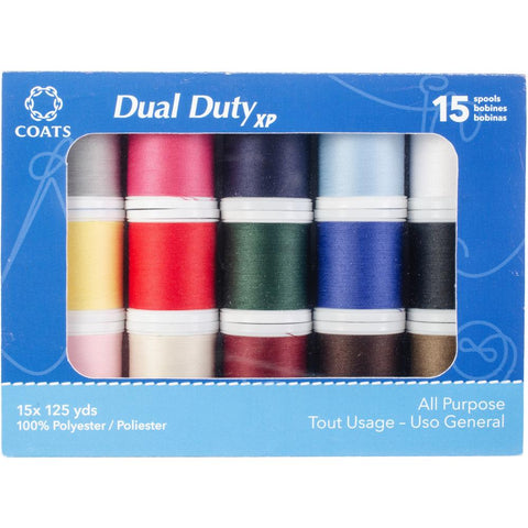 Coats Dual Duty XP General Purpose Thread Box 15/Pkg