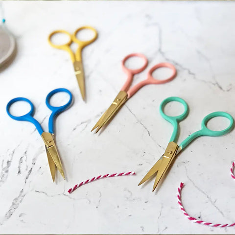 Chasing Threads Coloured Embroidery Scissors