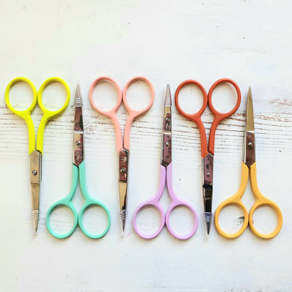 Cotton Clara Colourful Embroidery Scissors