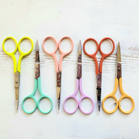 Cotton Clara Colourful Embroidery Scissors