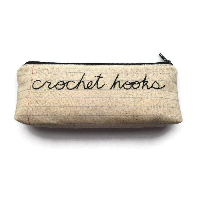 Crochet Hooks Zipper Pouch