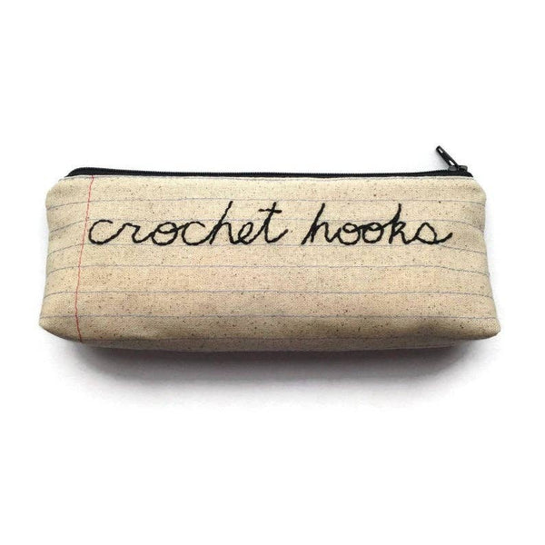 Crochet Hooks Zipper Pouch