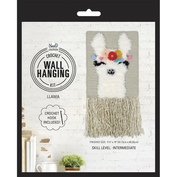 Crochet Wall Hanging Llama Kit