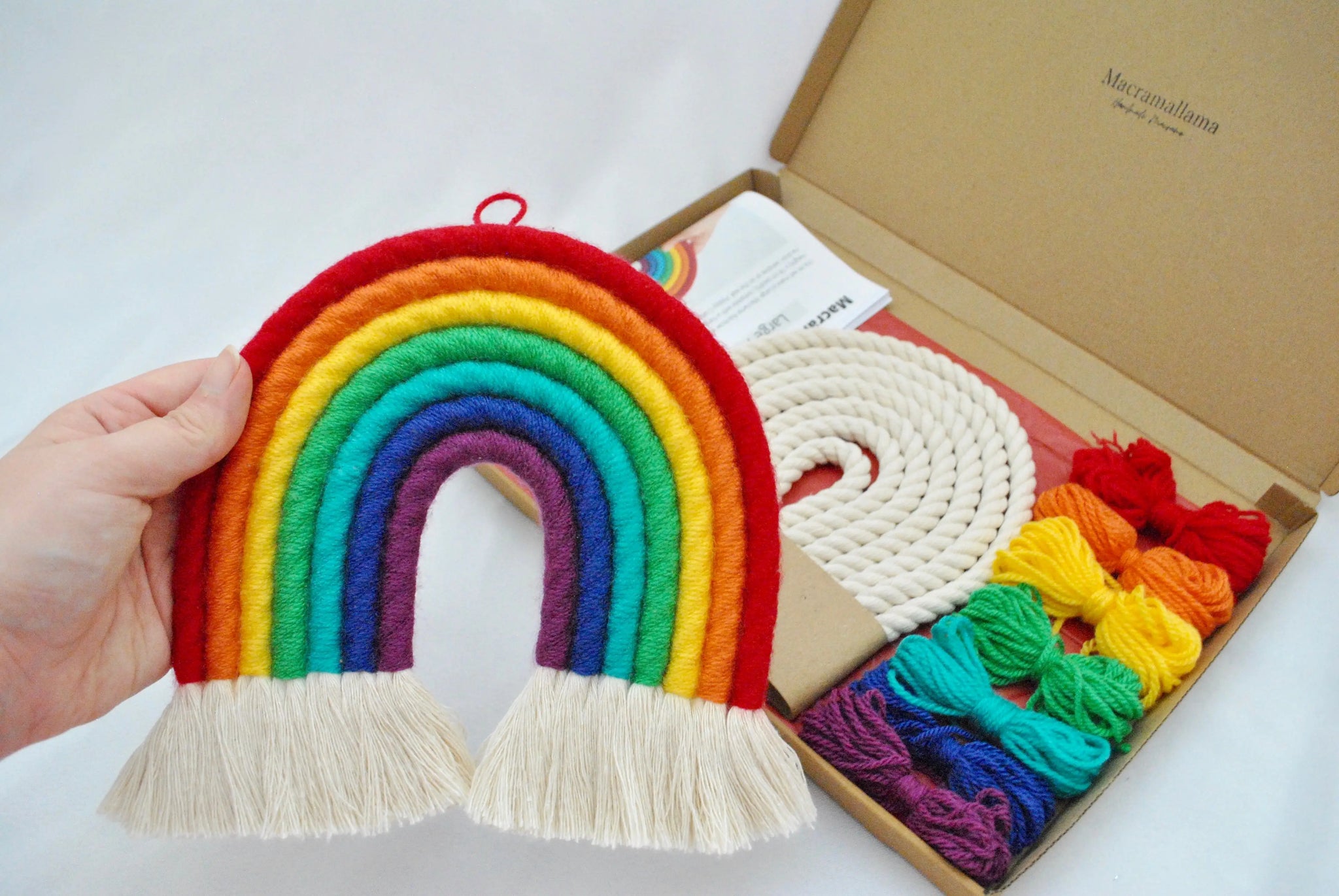 DIY Medium Macrame Rainbow Craft Kits – Hipstitch