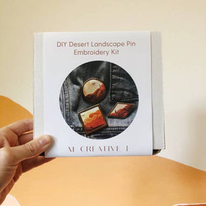 DIY Embroidered Pin Kit