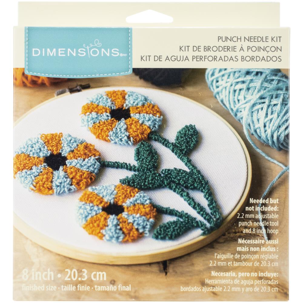 Dimensions 8 Mushroom Punch Needle Kit