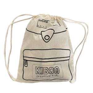 Kiboo Kids Drawstring Backpack for Coloring