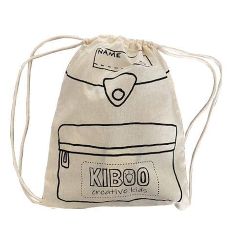 Kiboo Kids Drawstring Backpack for Coloring