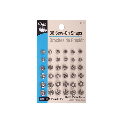 Dritz Sew-On Snaps 36/Pkg