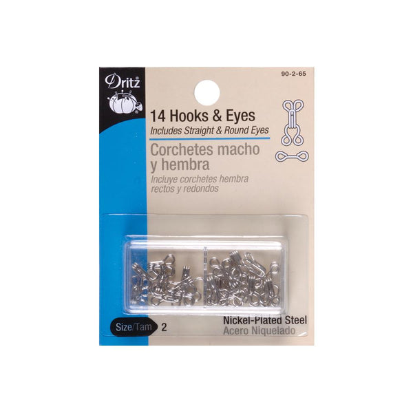 Dritz Hooks & Eyes Size 2