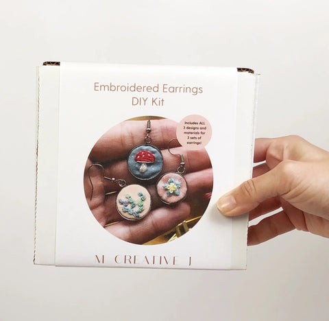 Embroidered Earrings Kit