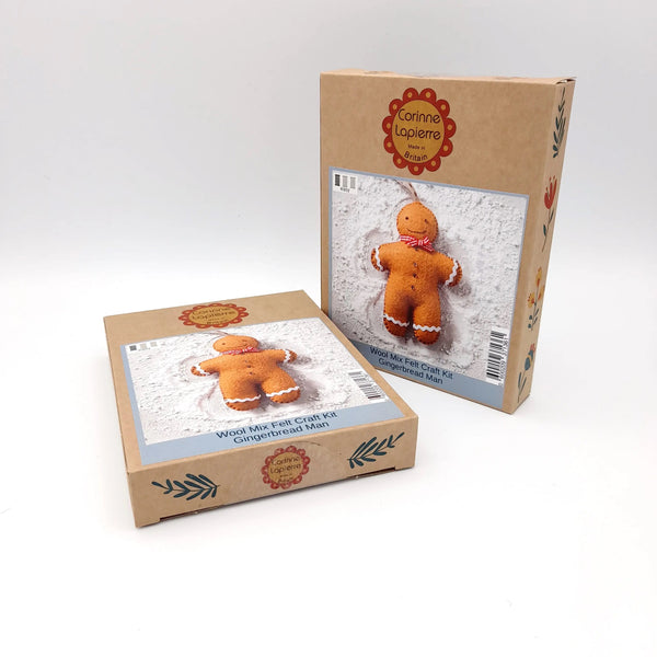 Gingerbread Man Felt Craft Mini Kit
