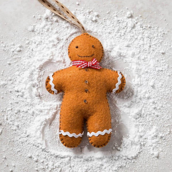 Gingerbread Man Felt Craft Mini Kit