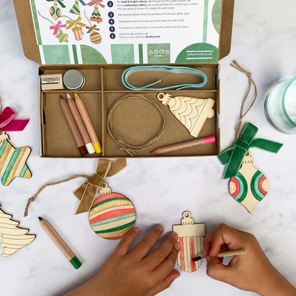 Glitter Ornaments Decorations Craft Kit