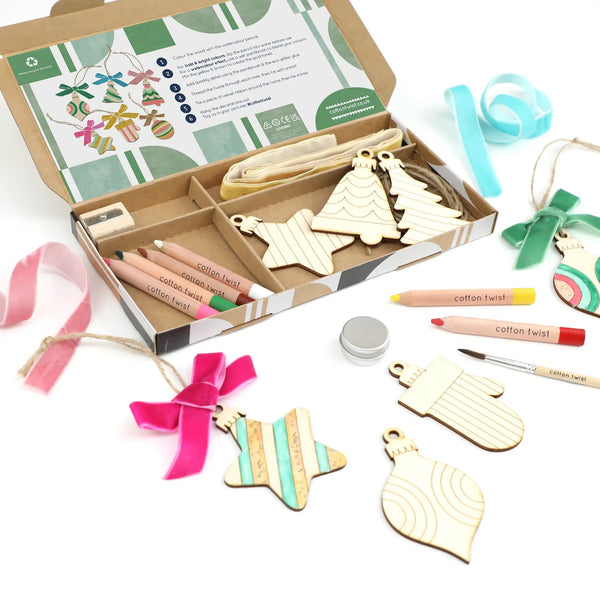 Glitter Ornaments Decorations Craft Kit