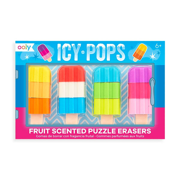 Icy Pops Scented Puzzle Erasers