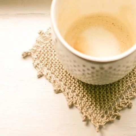 Knit Linen Coaster Kit