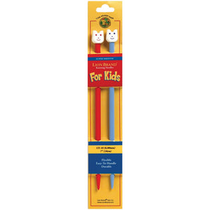Lion Brand Kids Knitting Needles 7" Size 10/6mm