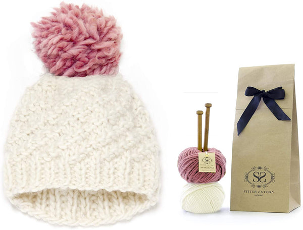 Stitch and Story Luca Pom Hat Knitting Kit